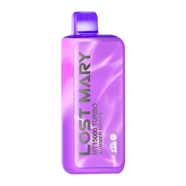 Lost Mary 15000 Turbo Summer Grape Disposable Vape - Black Coral